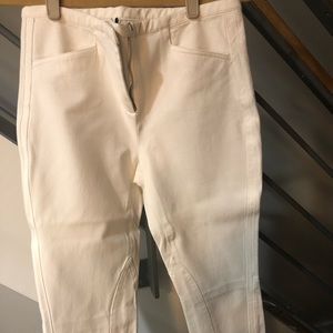 White Philip Lim riding pants